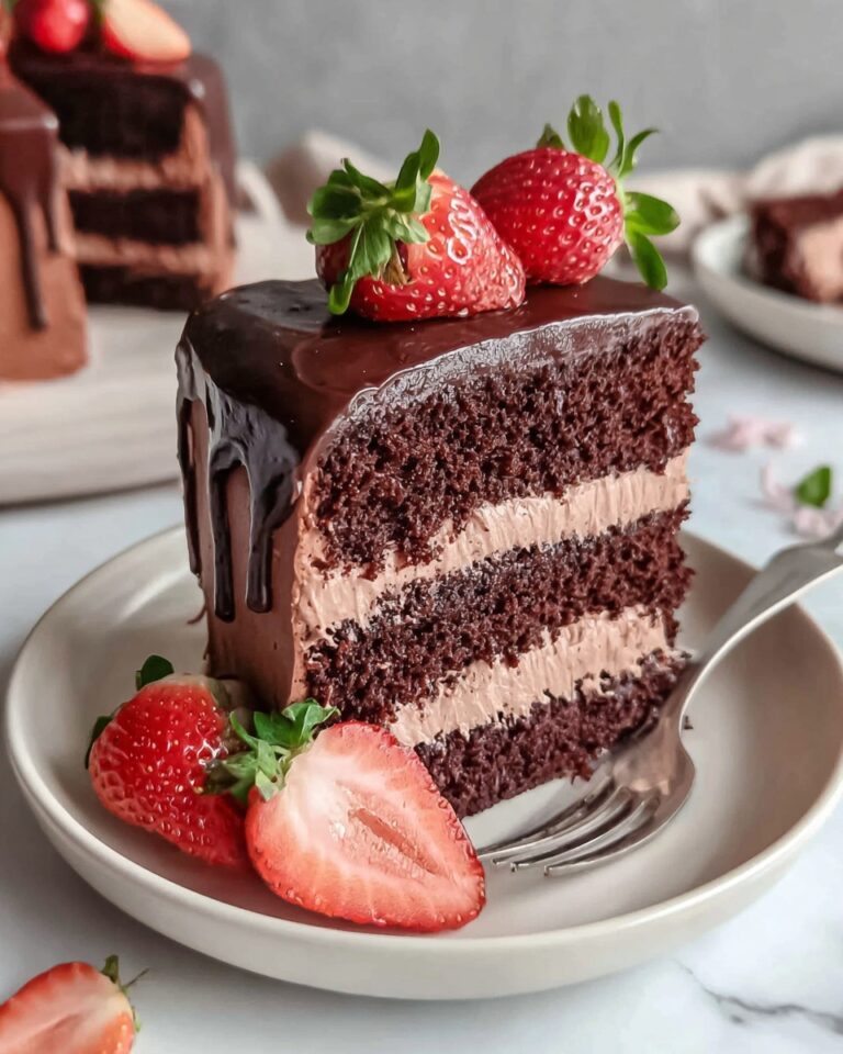 Strawberry Chocolate Cake Recipe