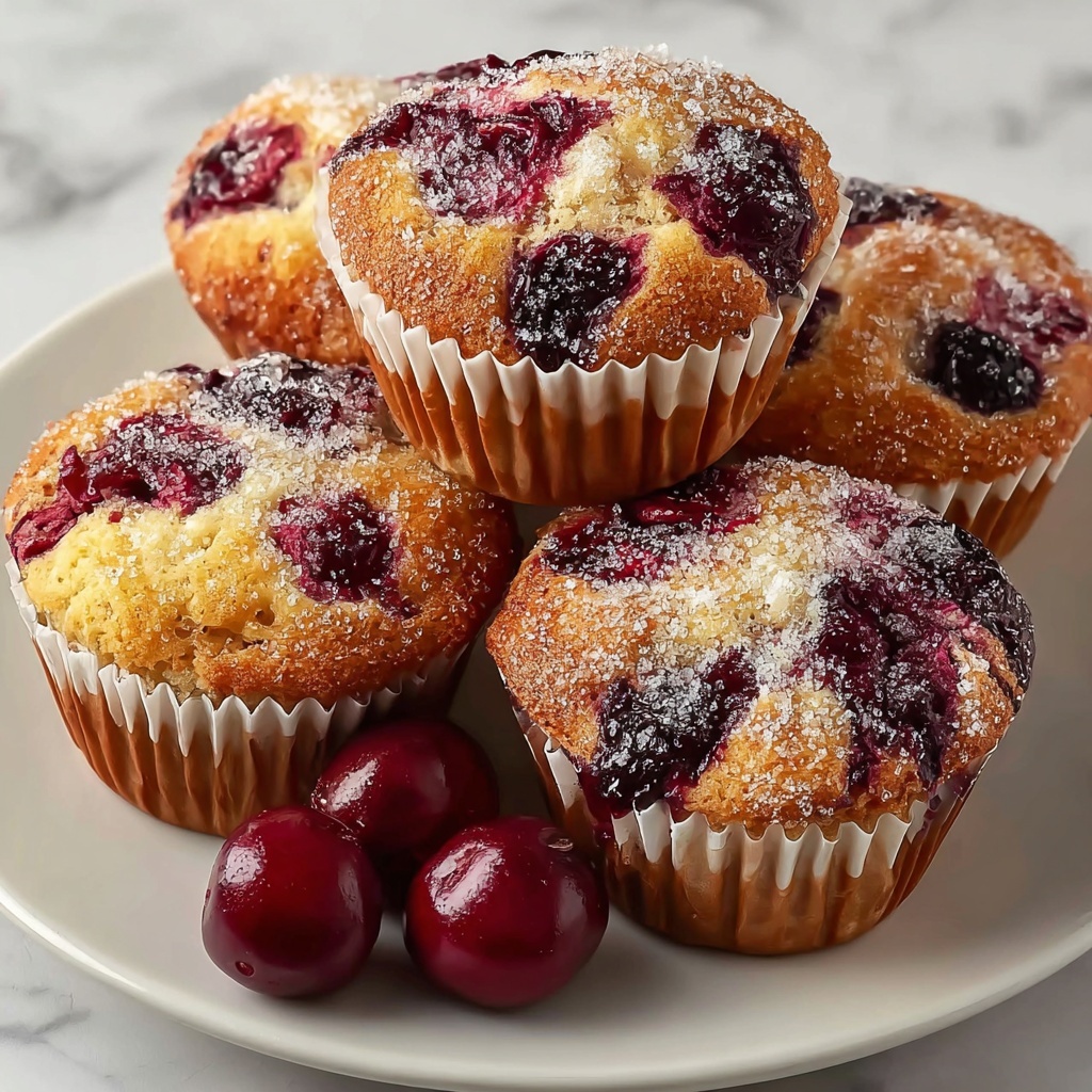 Cherry Cobbler Muffins Recipe - Recipe Image