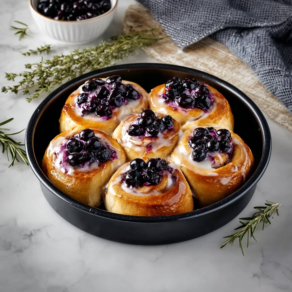 Blueberry Cinnamon Rolls Recipe - Recipe Image