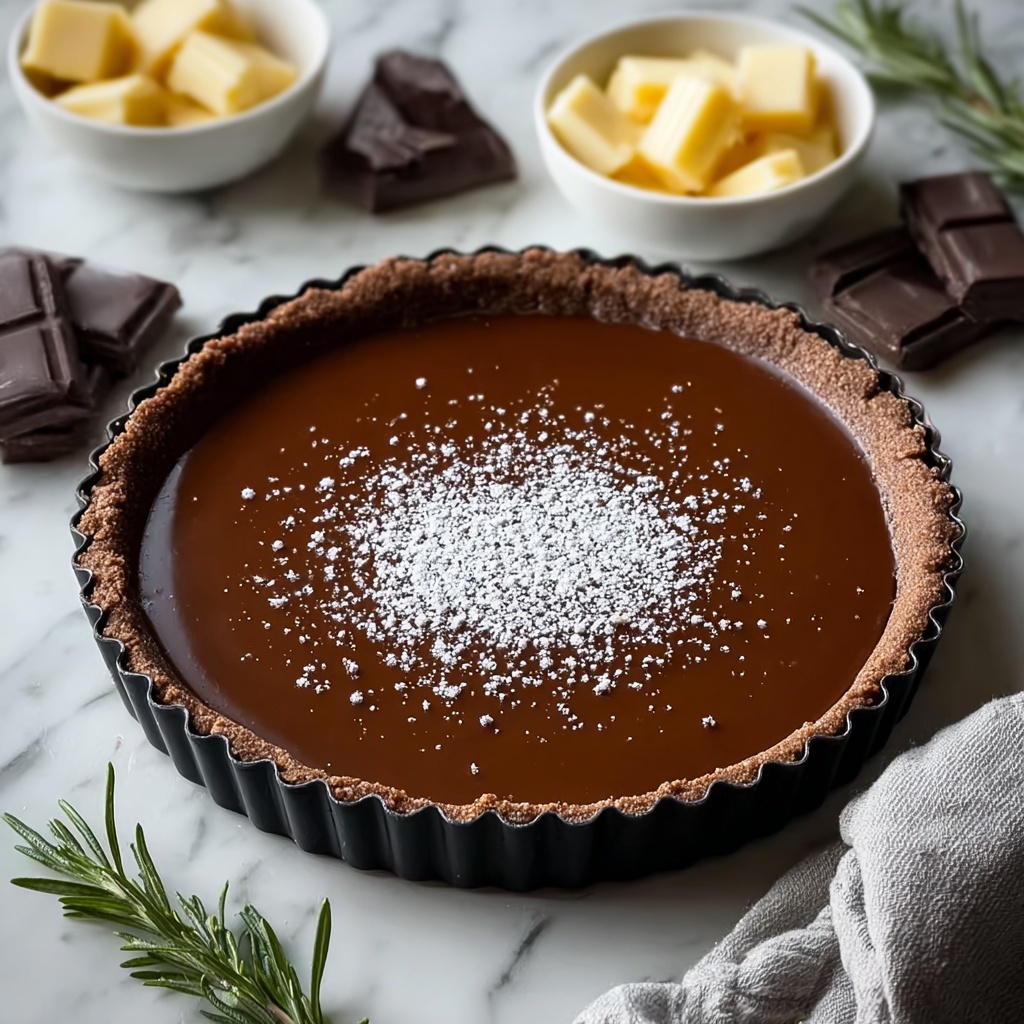 Salted Caramel Chocolate Tart Recipe - Recipe Image