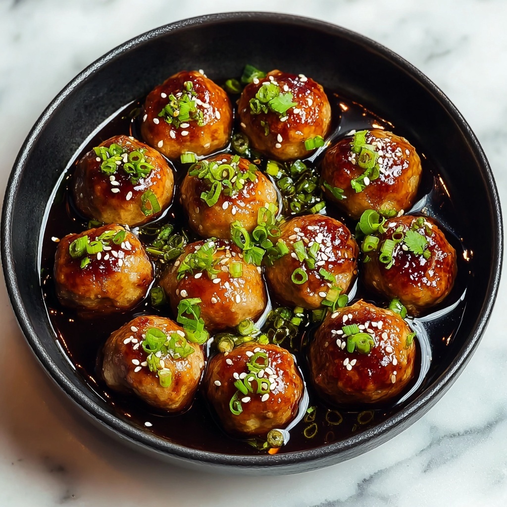 Teriyaki Chicken Meatballs Recipe - Recipe Image