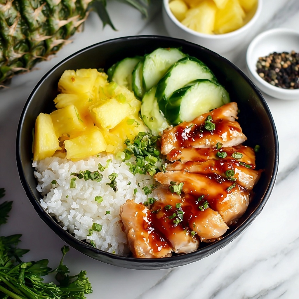 Chicken Teriyaki Pineapple Bowls Recipe - Recipe Image