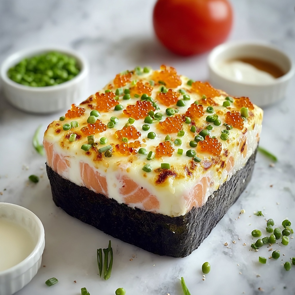 Creamy Imitation Crab Sushi Bake Recipe - Recipe Image