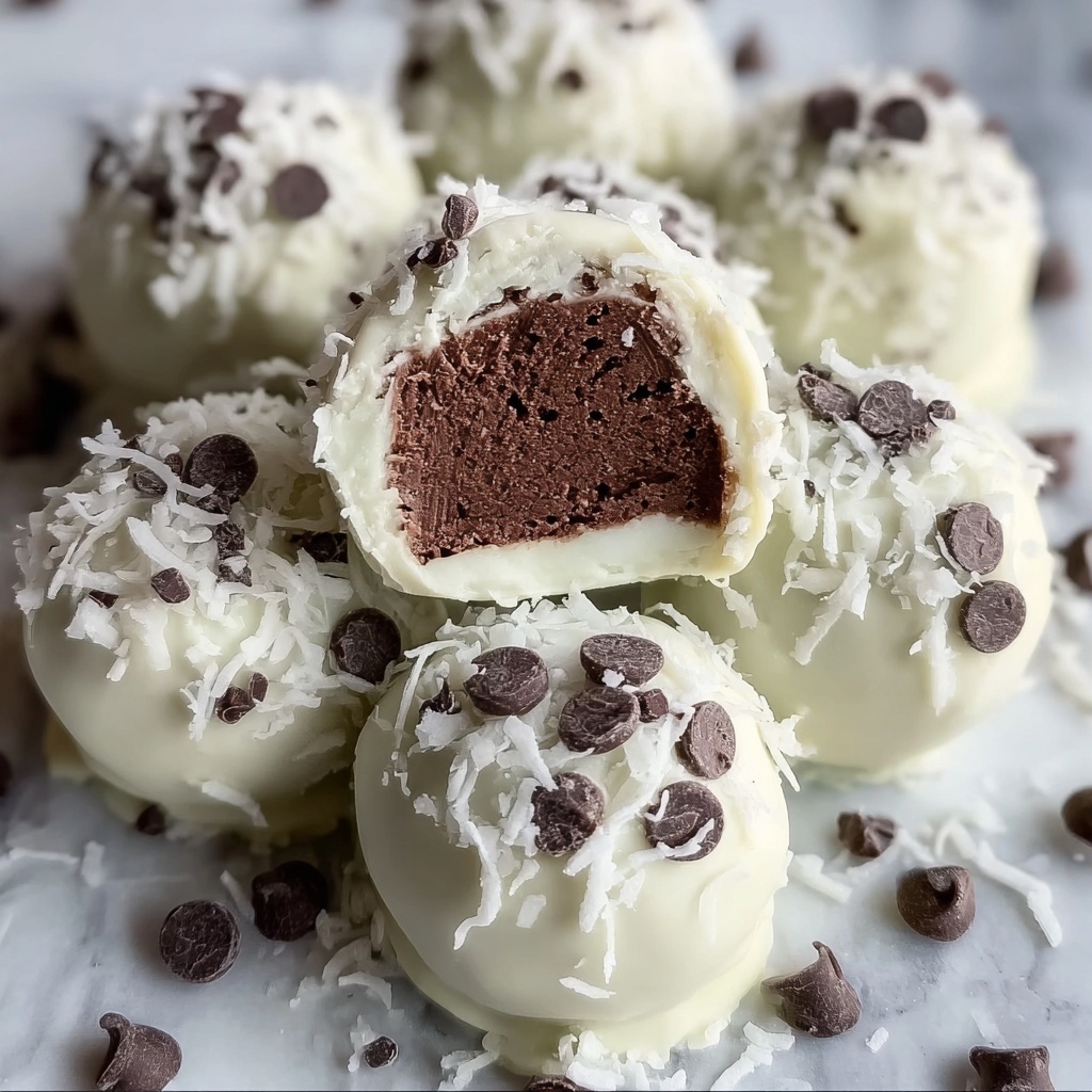 Mint Chocolate Chip Snowball Cookies Recipe - Recipe Image