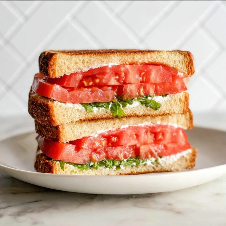 Tomato Sandwich with Microgreens and Mayonnaise Recipe