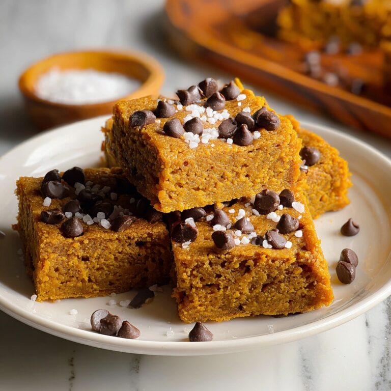 Spiced Vegan Pumpkin Blondies Recipe