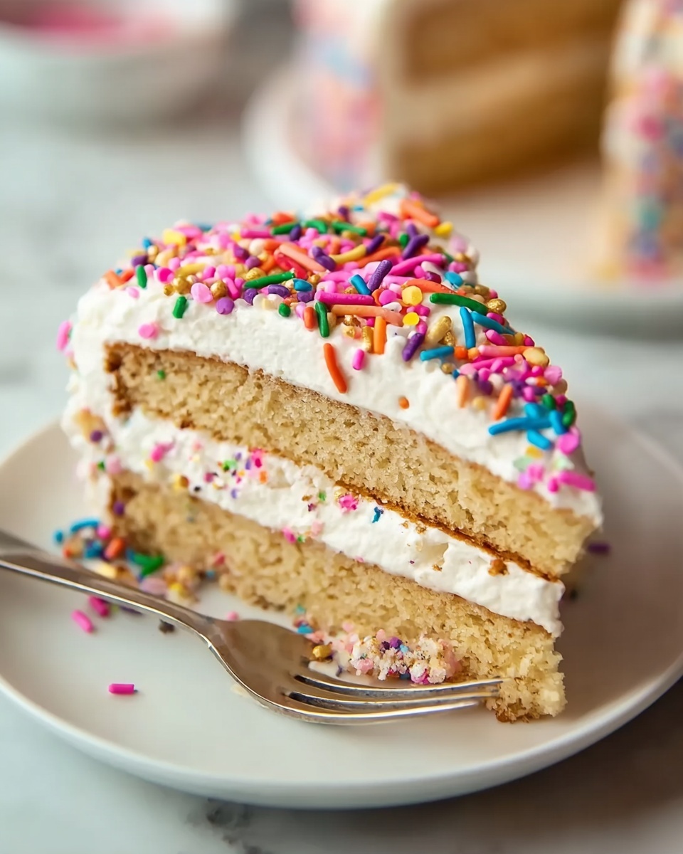 No Bake Birthday Cake Delight Recipe - Recipe Image