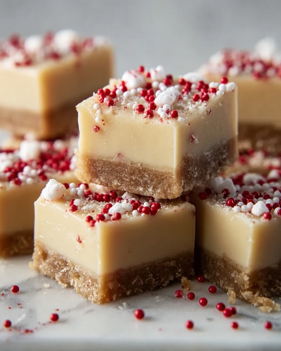 Sugar Cookie Fudge with Festive Sprinkles Recipe - Recipe Image