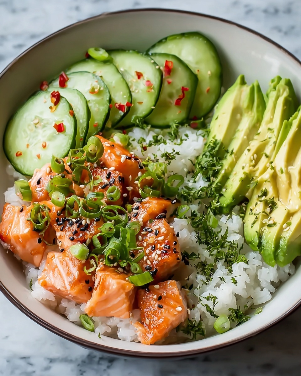Spicy Salmon Rice Bowl Recipe - Recipe Image