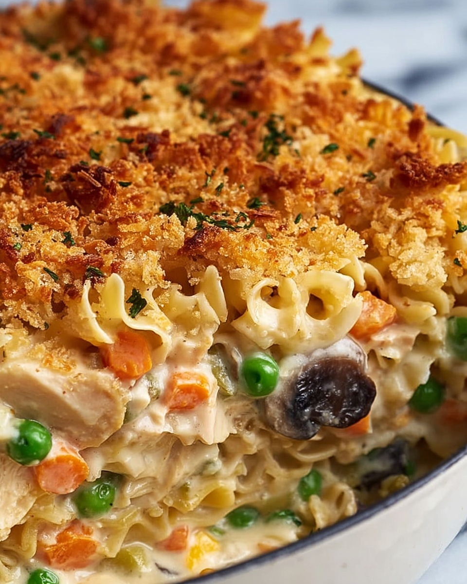 Chicken Noodle Casserole Recipe - Recipe Image