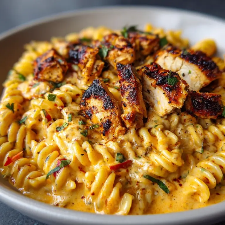 Bold & Zesty Buffalo Ranch Chicken Pasta Skillet Recipe