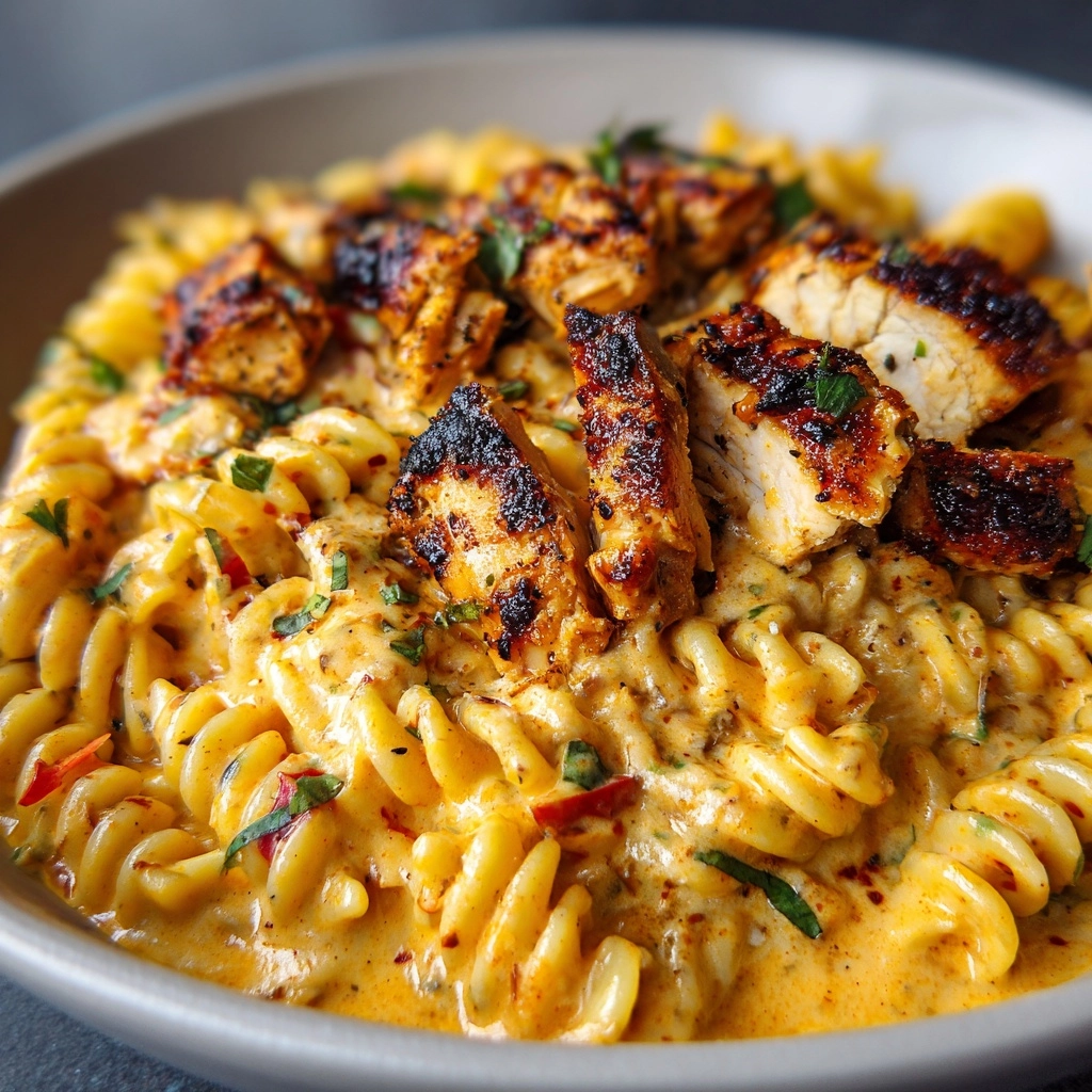 Bold & Zesty Buffalo Ranch Chicken Pasta Skillet Recipe - Recipe Image