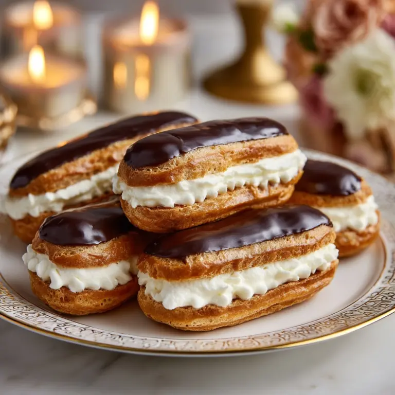 Mocha Éclairs Recipe