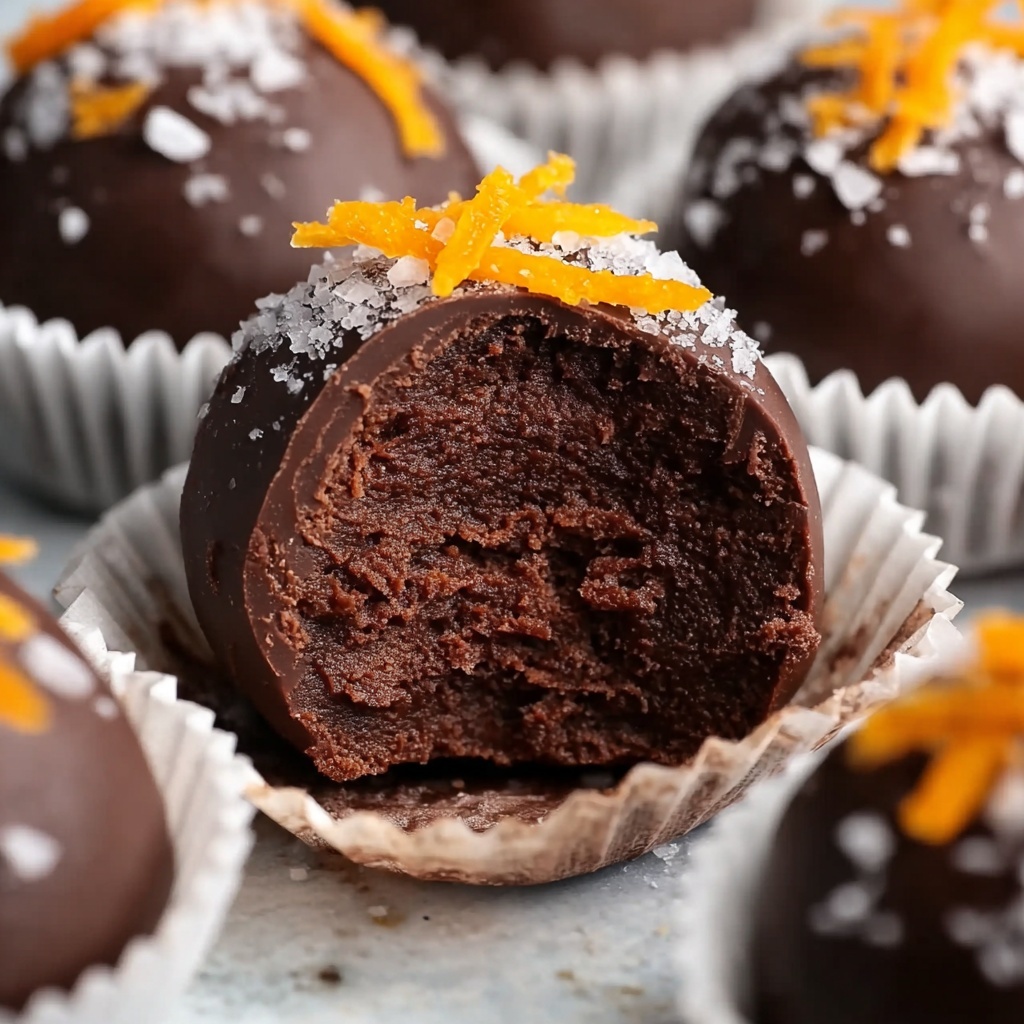 Easy Chocolate Orange Truffles Recipe - Recipe Image