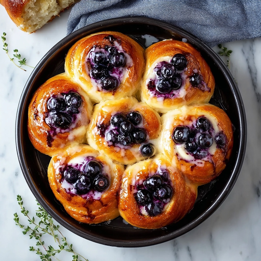Blueberry Cinnamon Rolls Recipe - Recipe Image