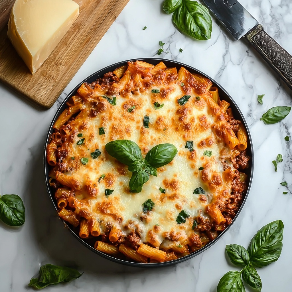 Creamy Baked Ziti Recipe - Recipe Image