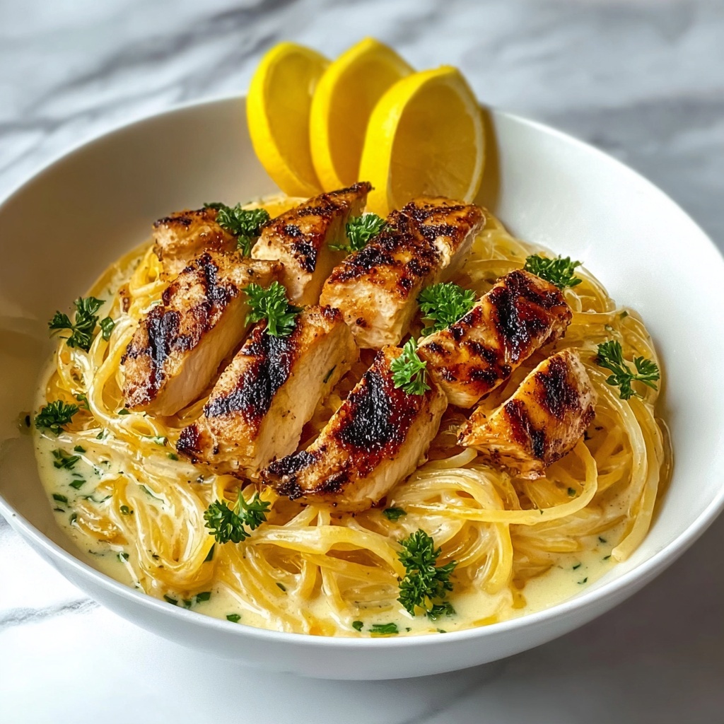 Creamy Chicken Linguine Recipe - Recipe Image