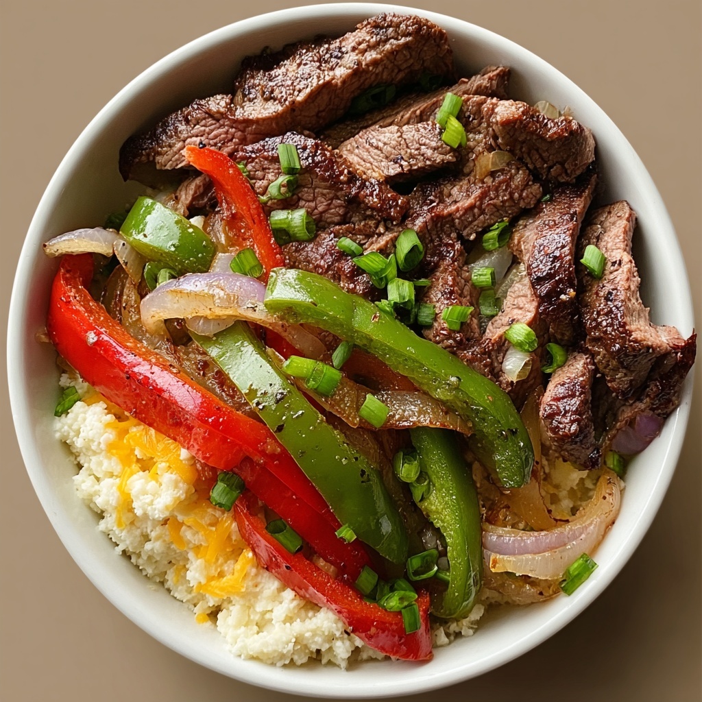 Philly Cheesesteak Bowls Recipe - Recipe Image