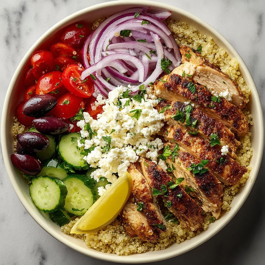 Mediterranean Chicken Bowl Recipe - Recipe Image