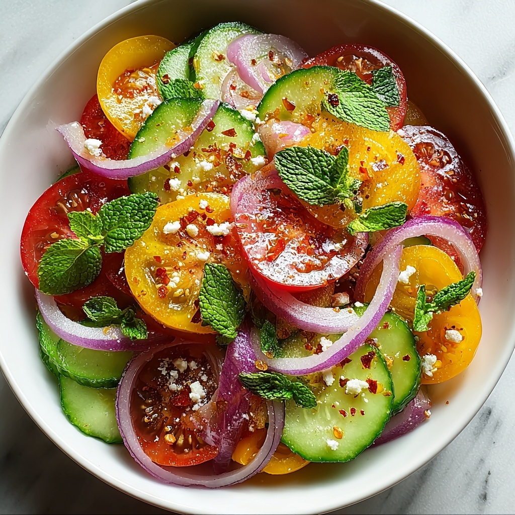 Tomato Cucumber Salad Recipe - Recipe Image
