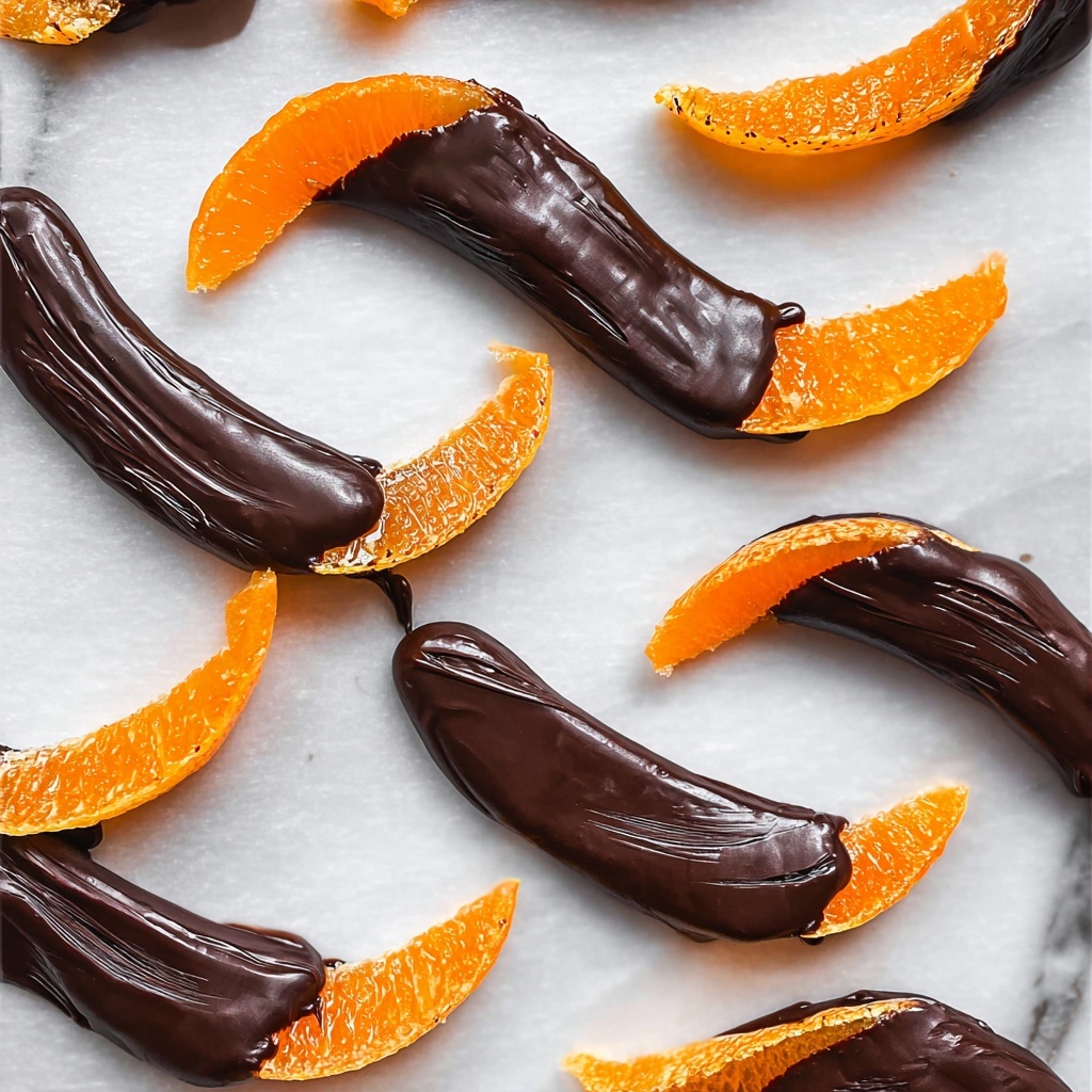 Chocolate Covered Citrus Peels Recipe - Recipe Image