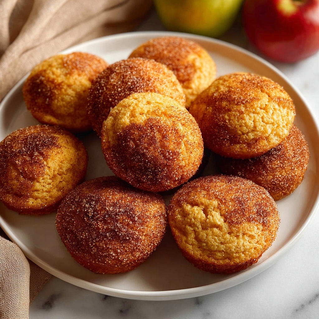 Cinnamon-Spiced Baked Apple Snickerdoodles Recipe - Recipe Image