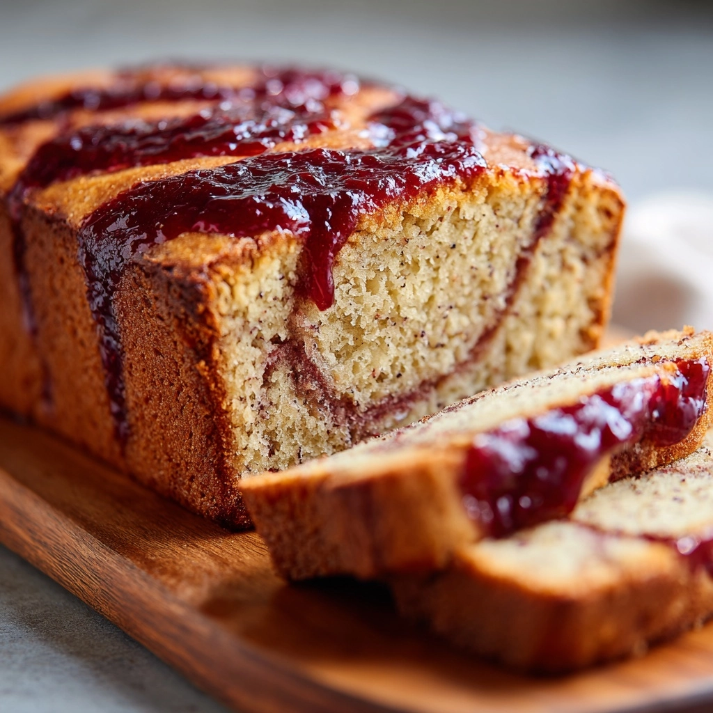 PB and Jelly Banana Bread Recipe - Recipe Image