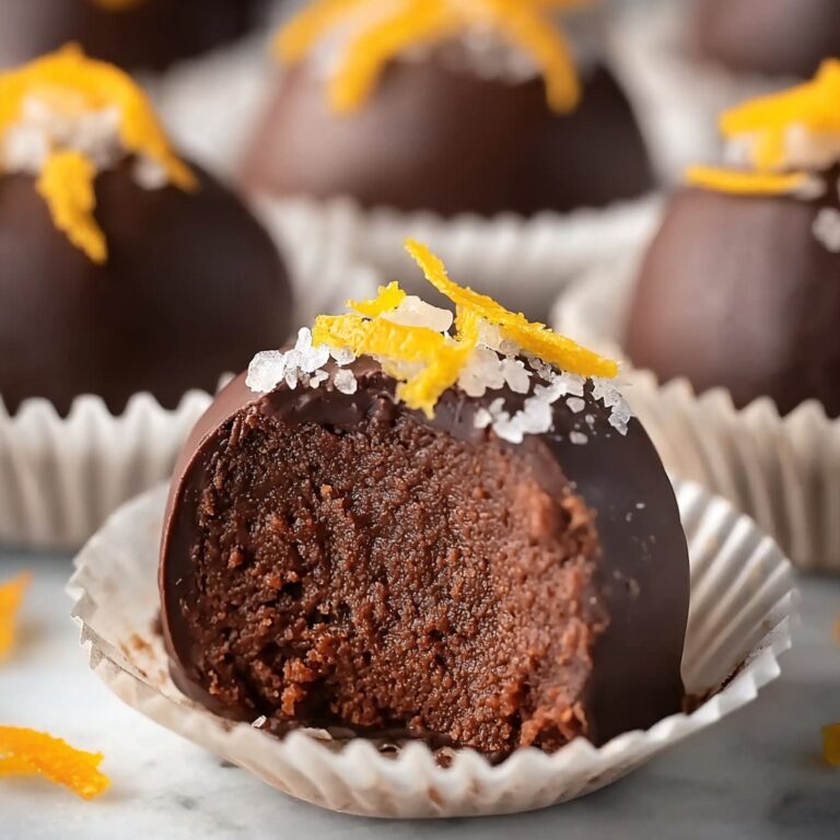 Easy Chocolate Orange Truffles Recipe