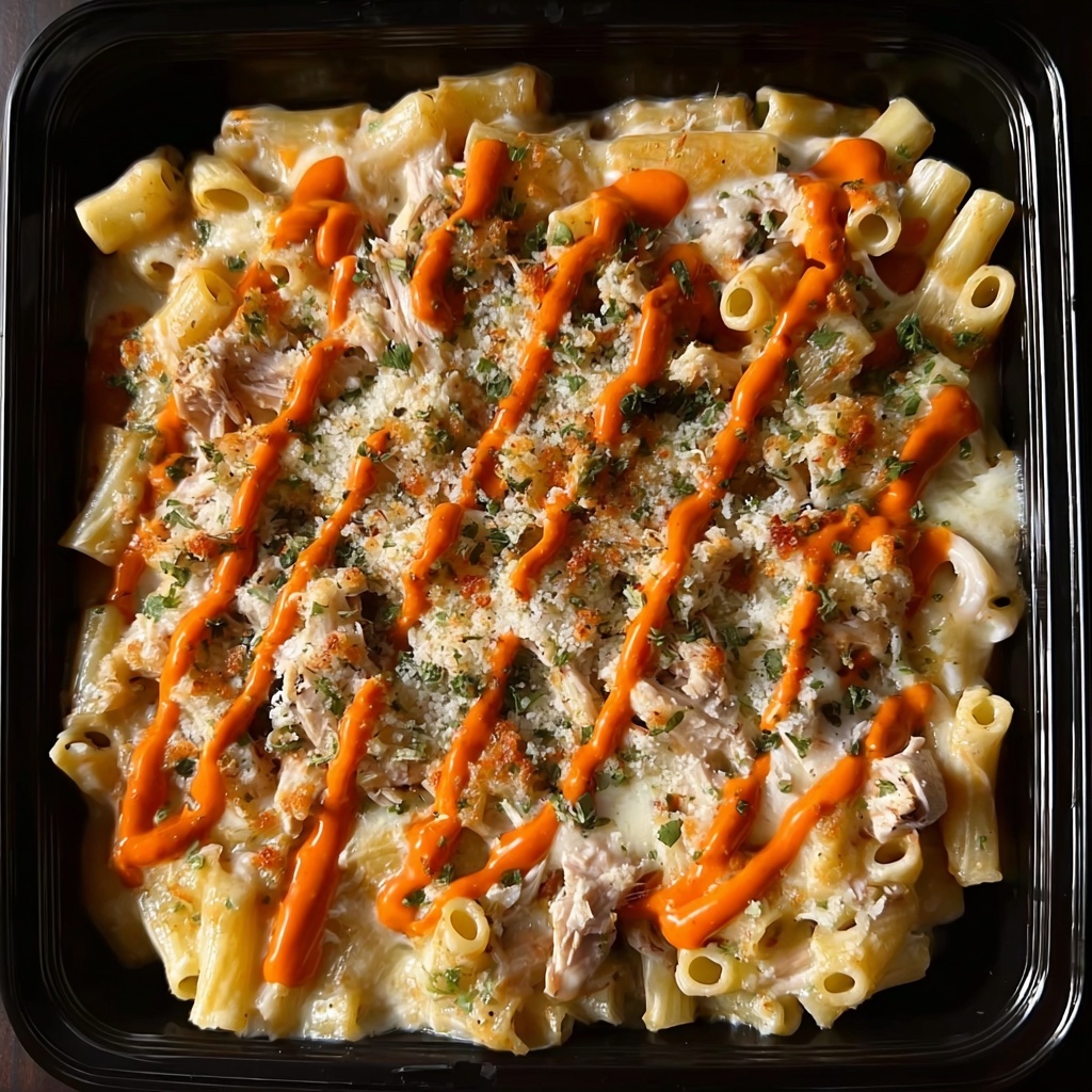 Smoked Buffalo Chicken Pasta Recipe - Recipe Image
