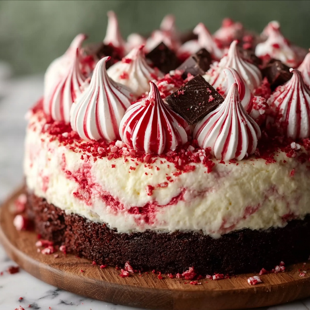 Peppermint Ice Cream Cake Recipe - Recipe Image
