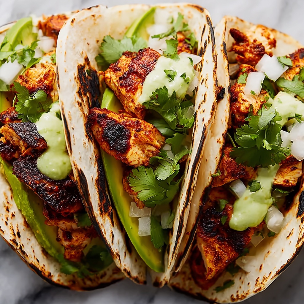 Taqueria-Style Chicken Tacos Recipe - Recipe Image