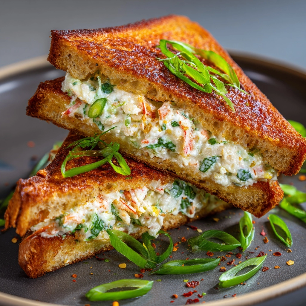 Spicy Crab Rangoon Melt Recipe - Recipe Image