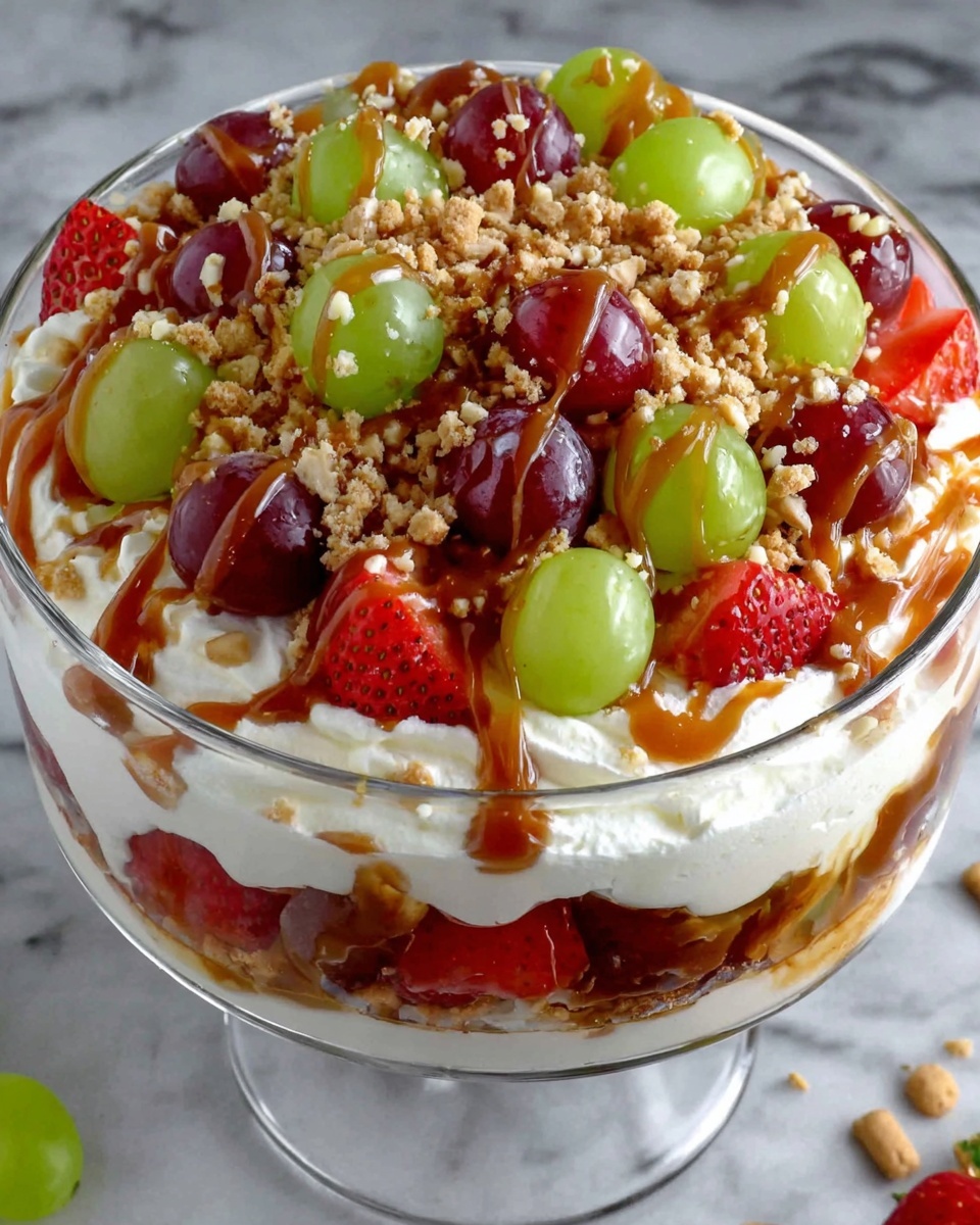 Caramel Crunch Cheesecake Fruit Salad Recipe - Recipe Image
