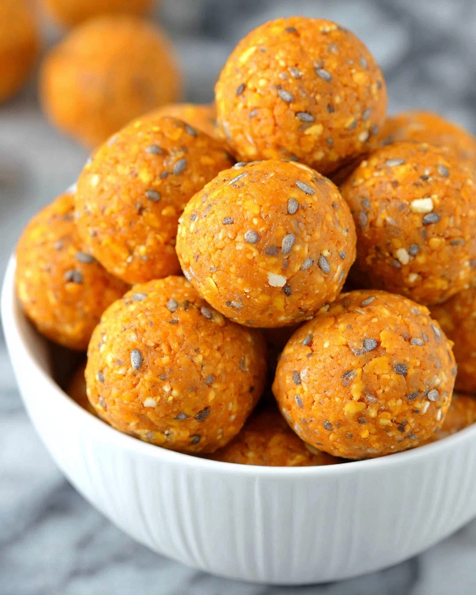 No-Bake Healthy Pumpkin Pie Energy Balls Recipe - Recipe Image