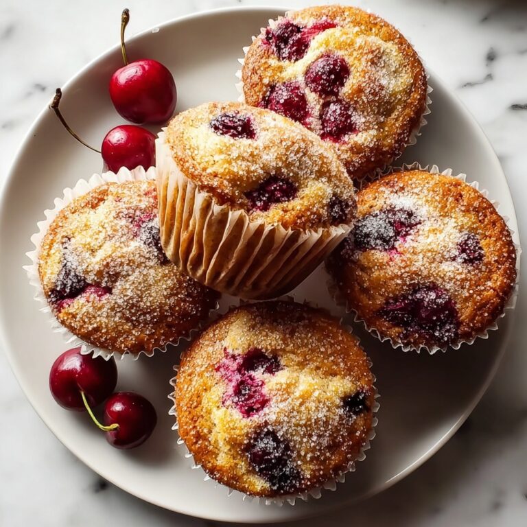 Cherry Cobbler Muffins Recipe