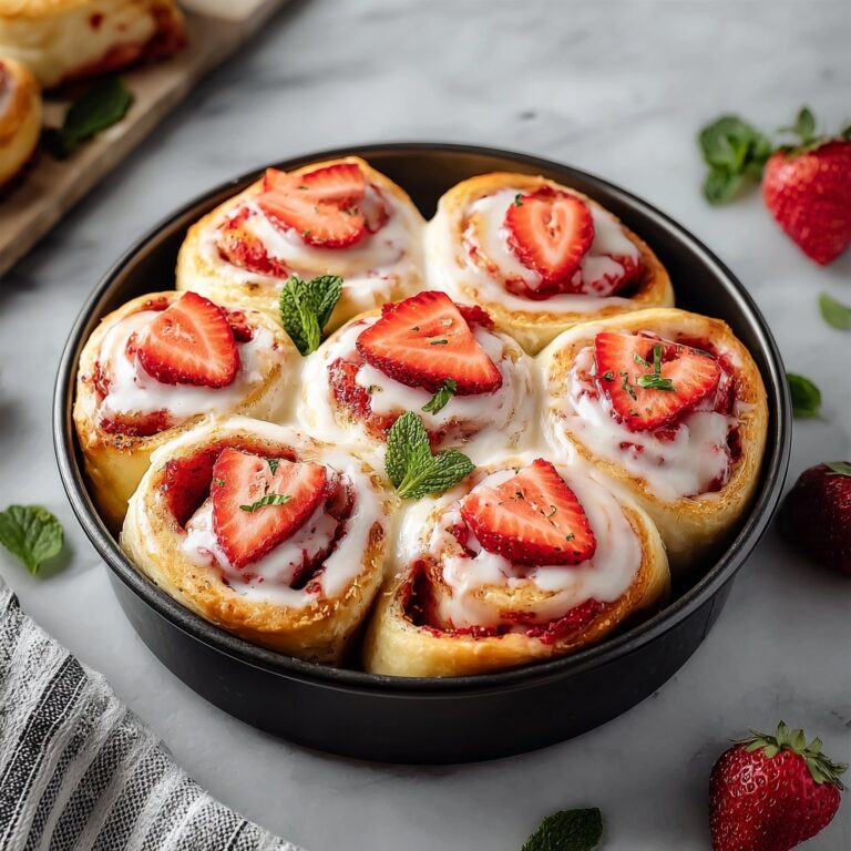 Irresistible Strawberry Cheesecake Cinnamon Rolls Recipe