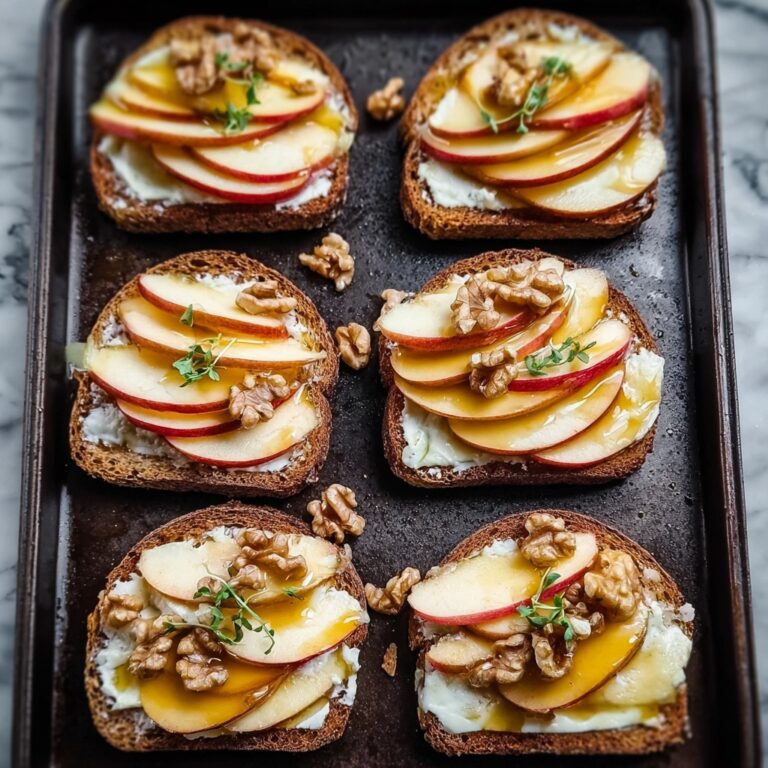 Brie, Apple, and Honey Crostini Recipe