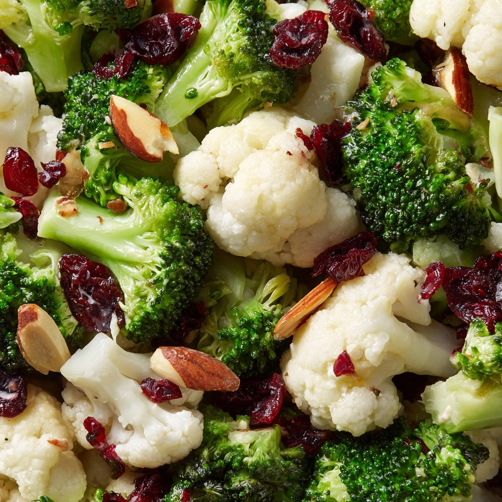 Cauliflower Broccoli Salad Recipe - Recipe Image