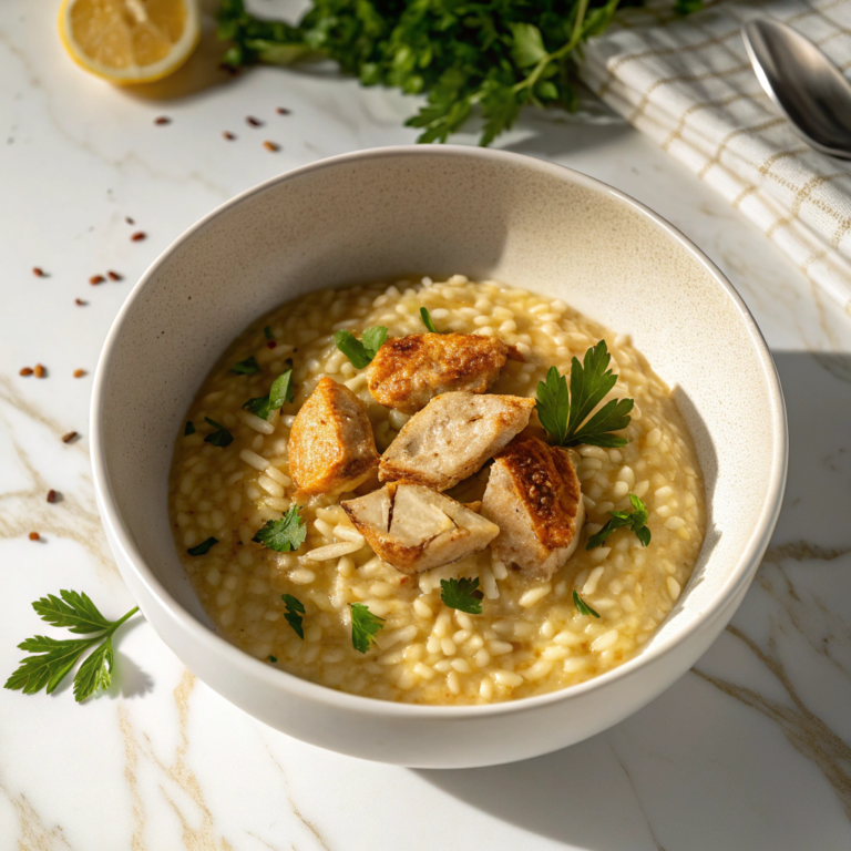 Creamy Chicken and Rice Casserole with Cheddar and Panko Topping Recipe
