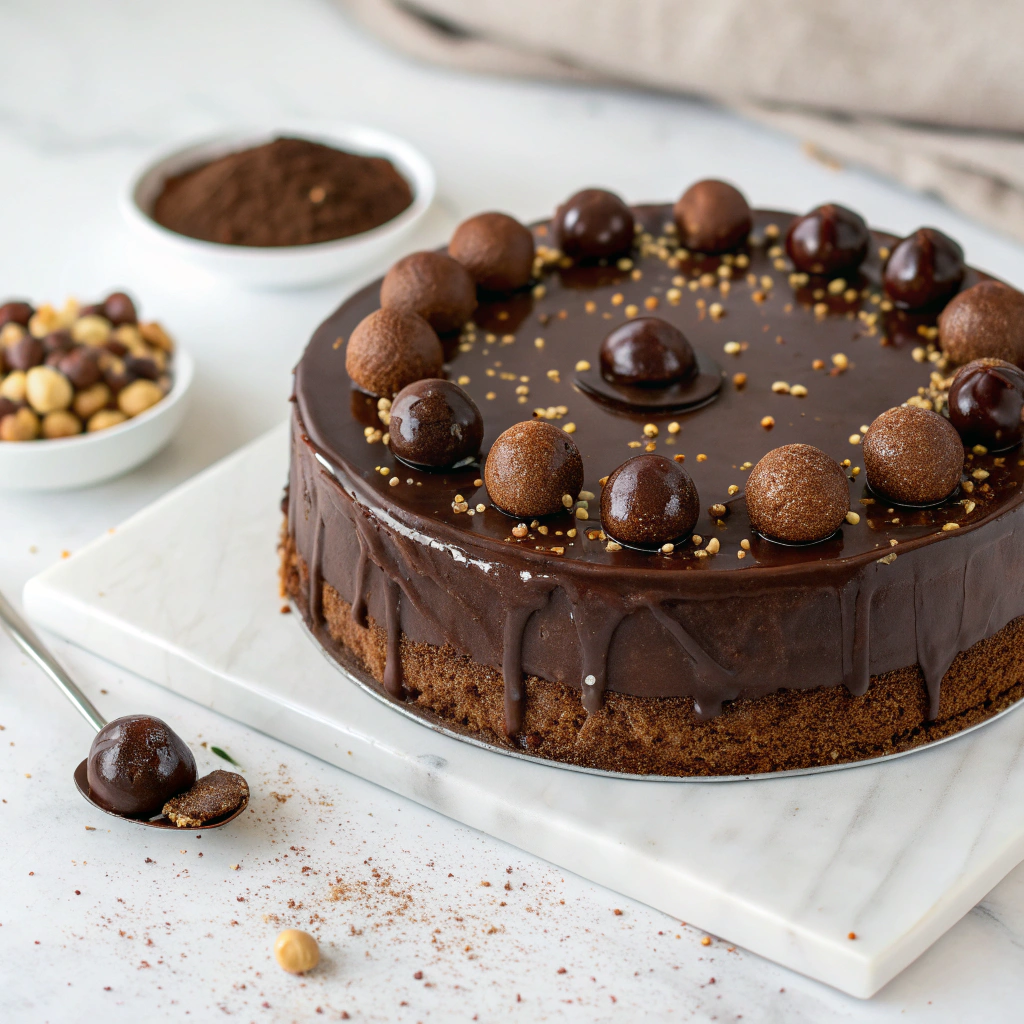 Chocolate Hazelnut Cake Recipe - Recipe Image