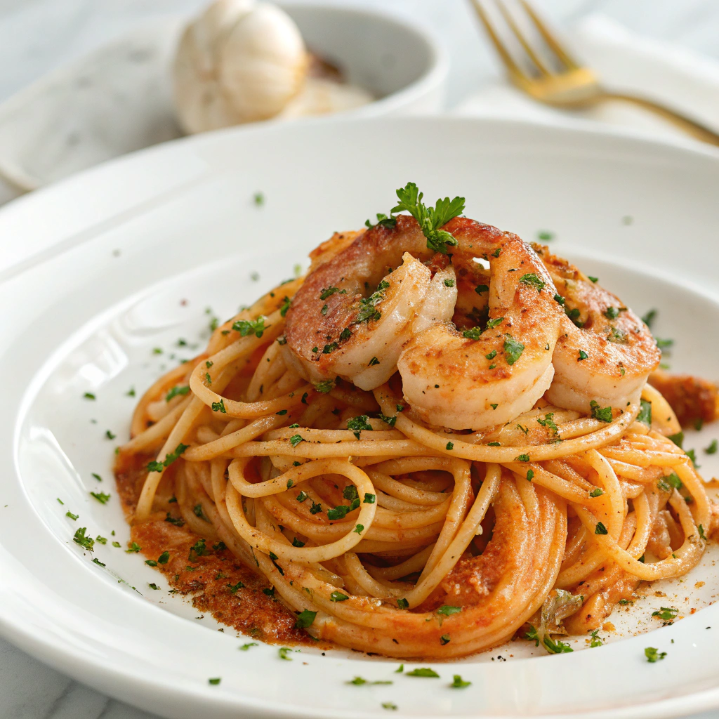 Classic Red Lobster Shrimp Scampi Recipe - Recipe Image