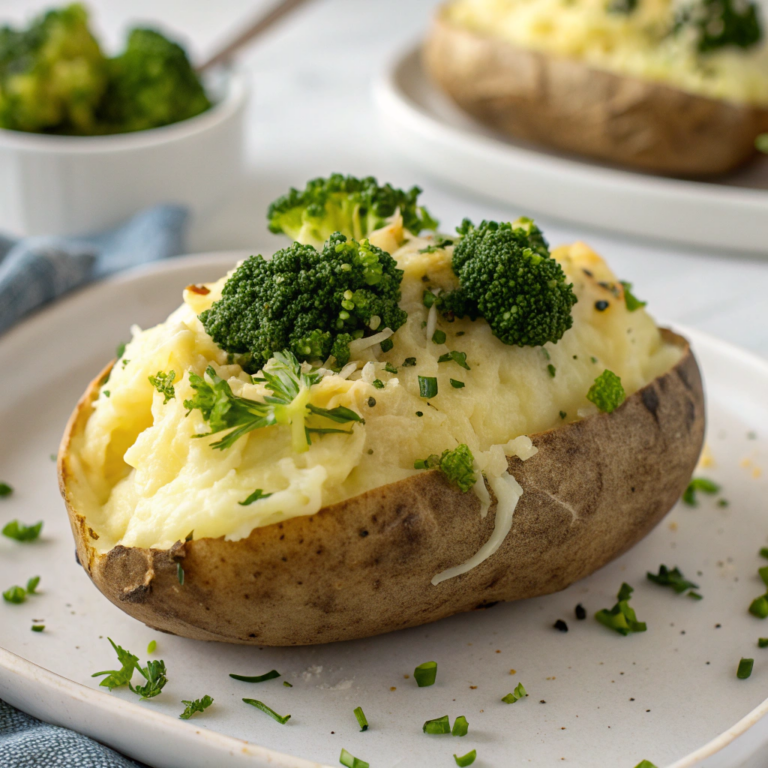 Broccoli Cheese Baked Potatoes Recipe