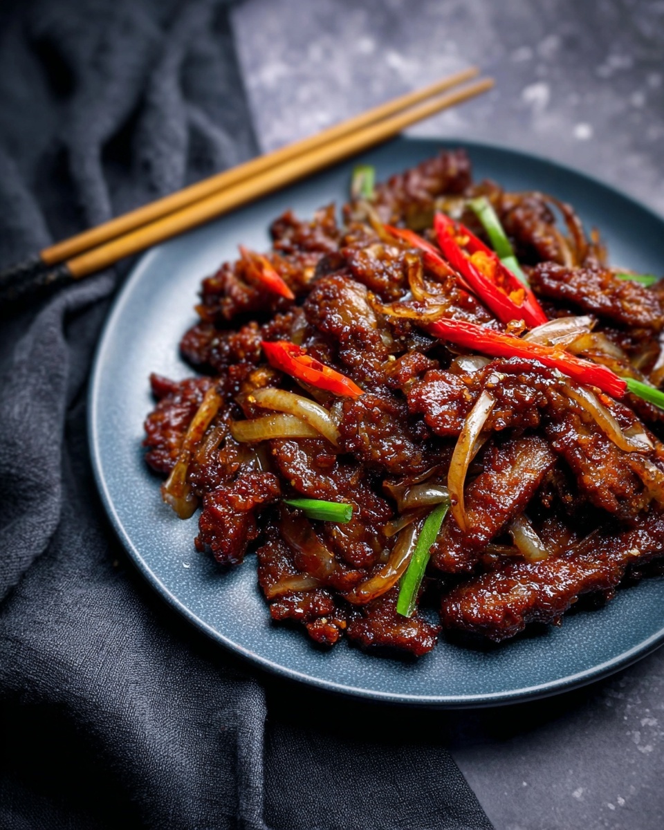 Crispy Chilli Beef Recipe - Recipe Image