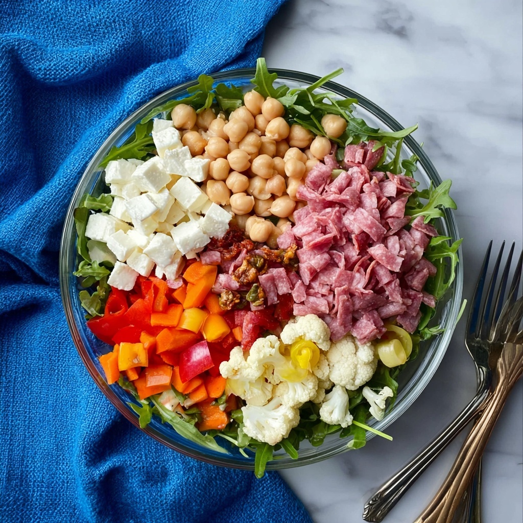 Easy Antipasto Salad Recipe - Recipe Image
