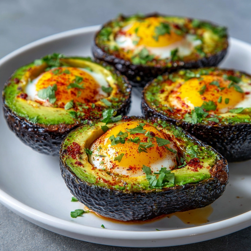 Air Fryer Avocado Eggs Recipe - Recipe Image