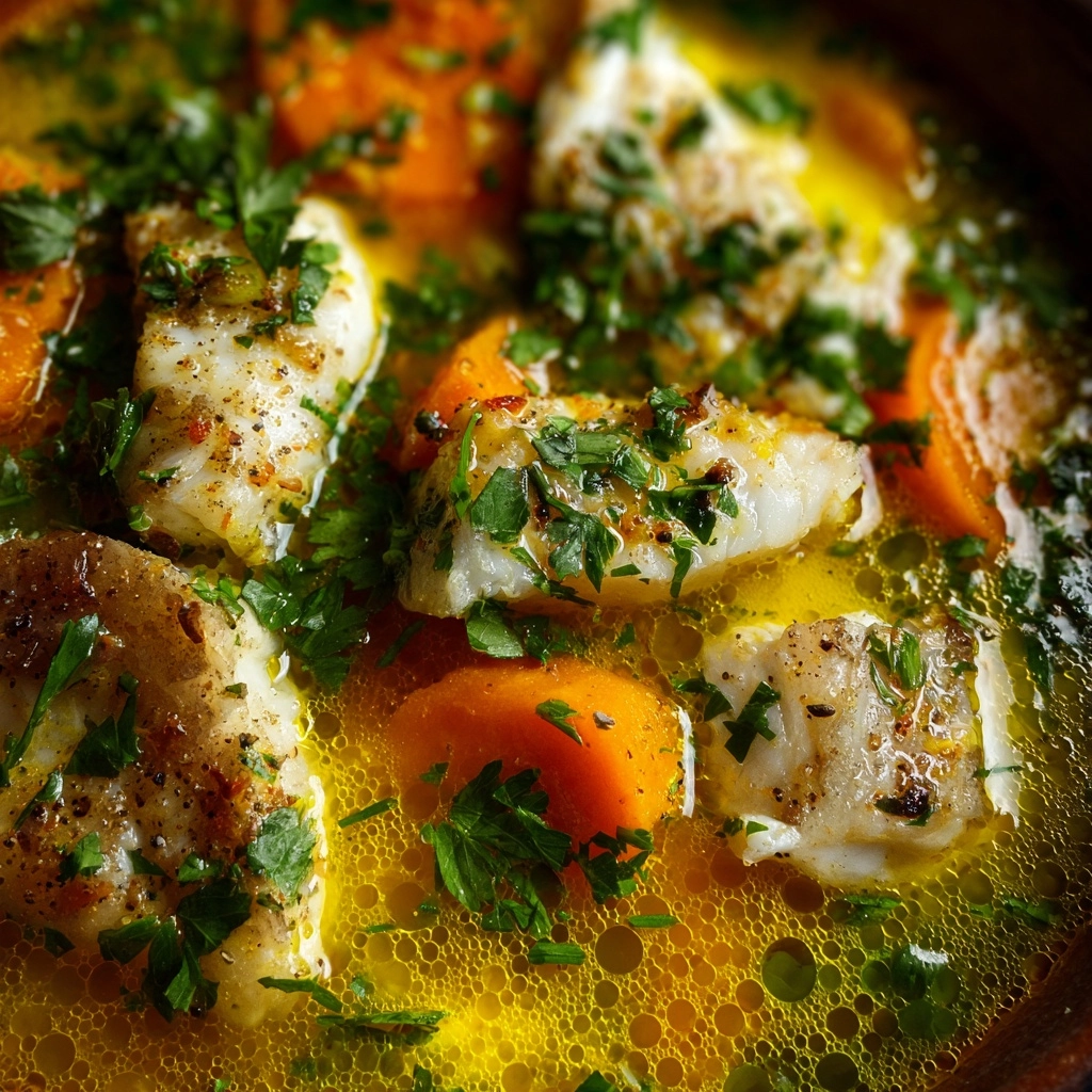 Zesty Coconut Lime Fish Soup Recipe - Recipe Image