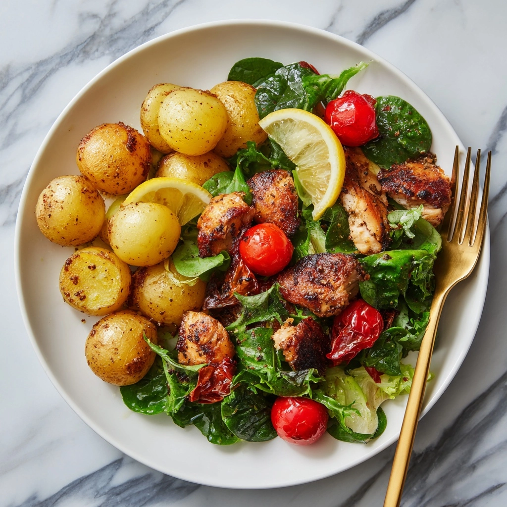 Garlic Chicken Potato Skillet Recipe - Recipe Image