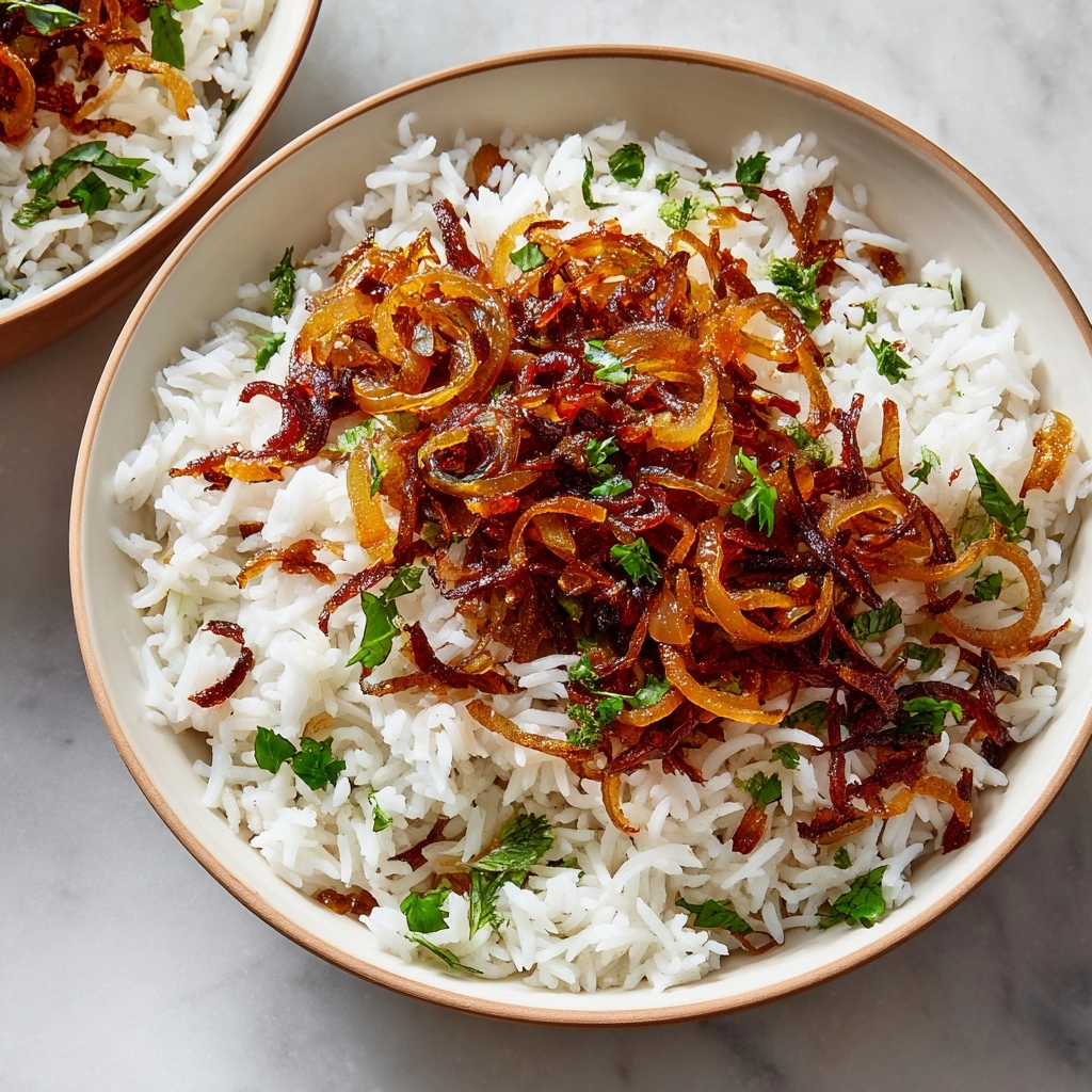 French Onion Soup Baked Rice Recipe - Recipe Image