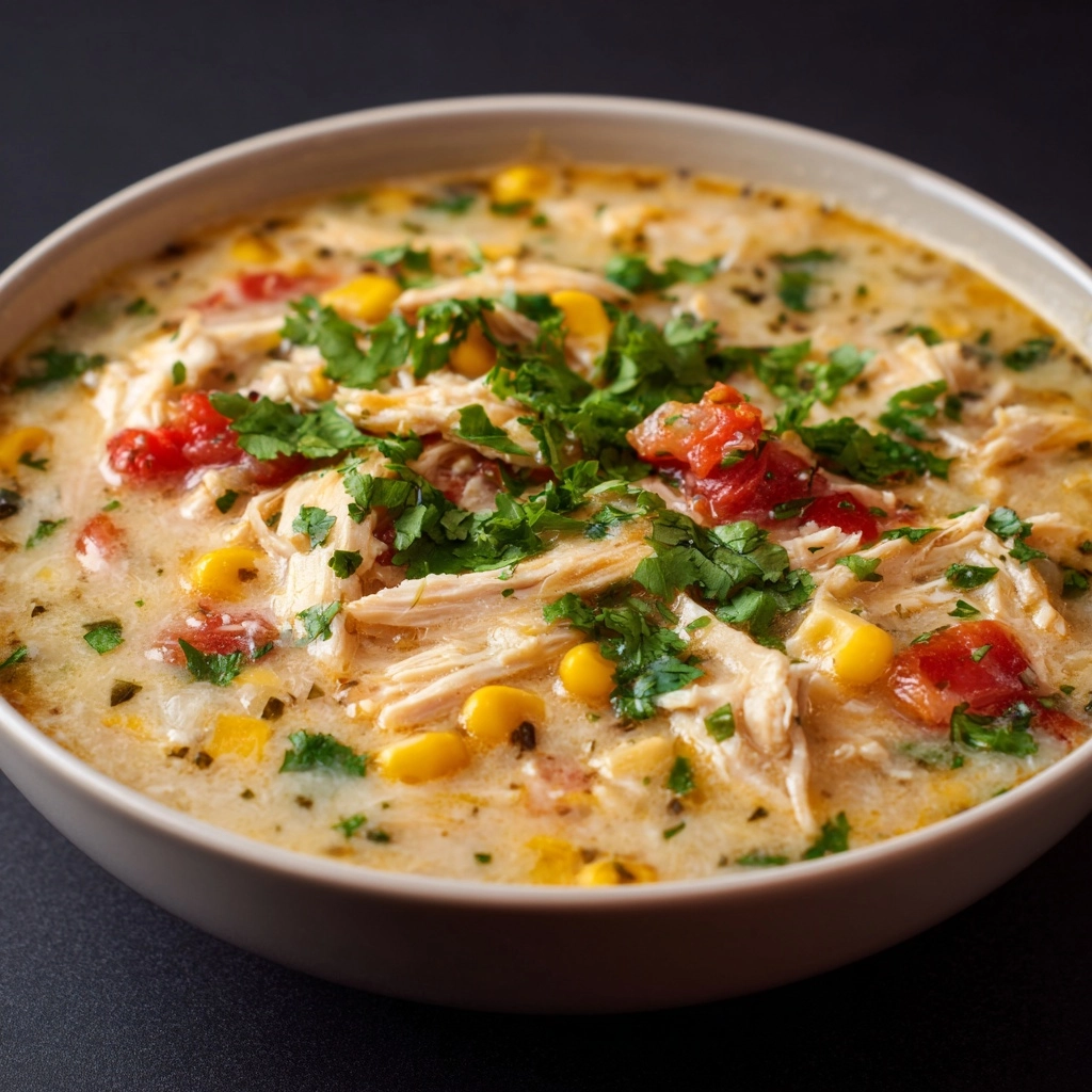 Mexican Street Corn White Chicken Chili Recipe - Recipe Image