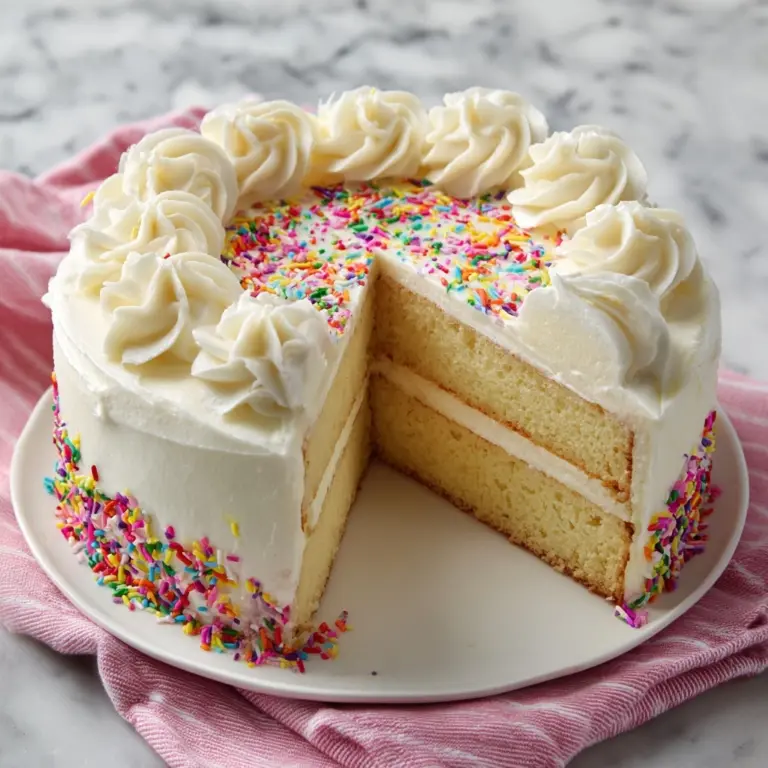 Homemade Vanilla Cake Recipe